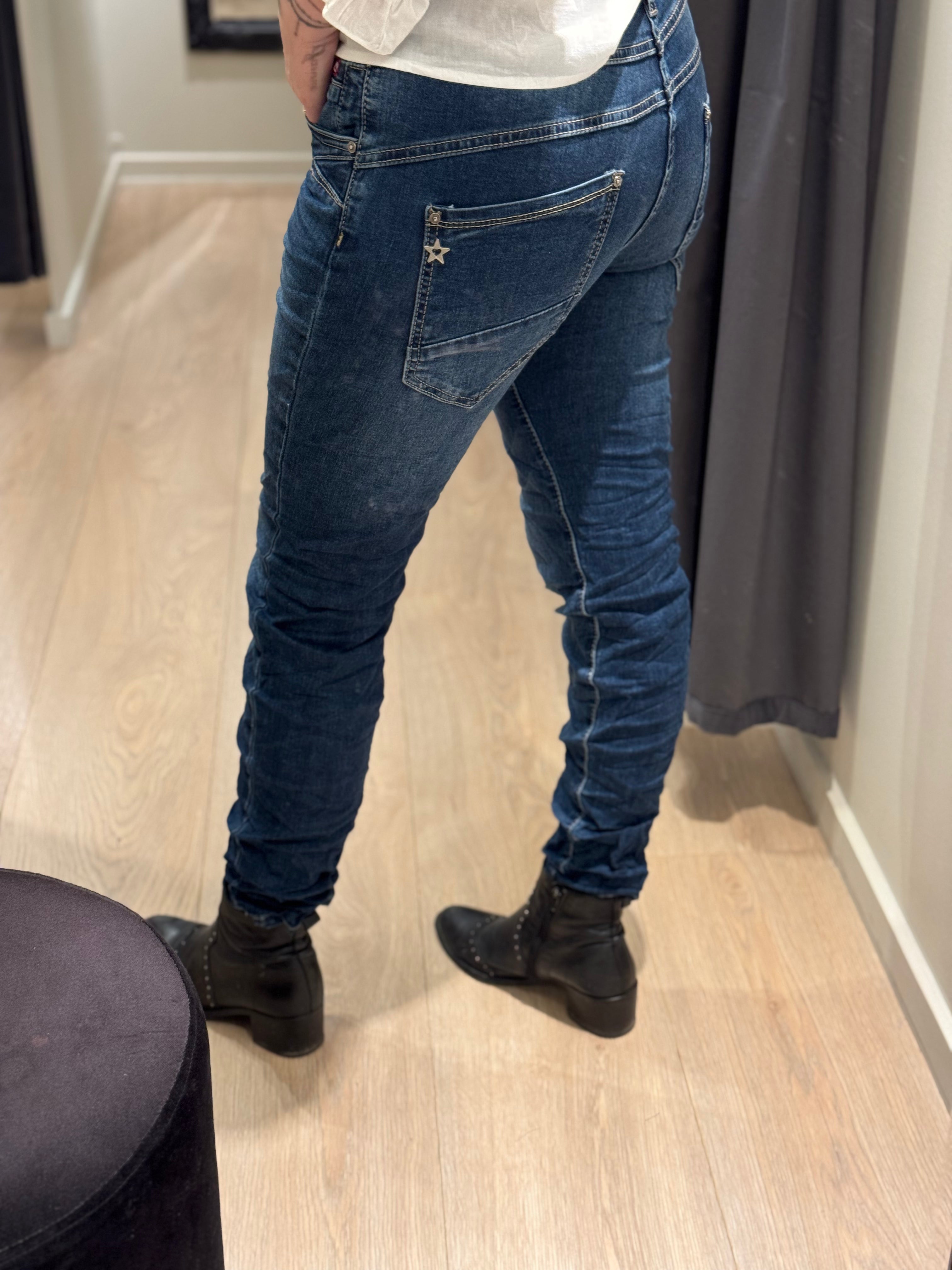 Karostar - Jeans - Mørk Blå Denim