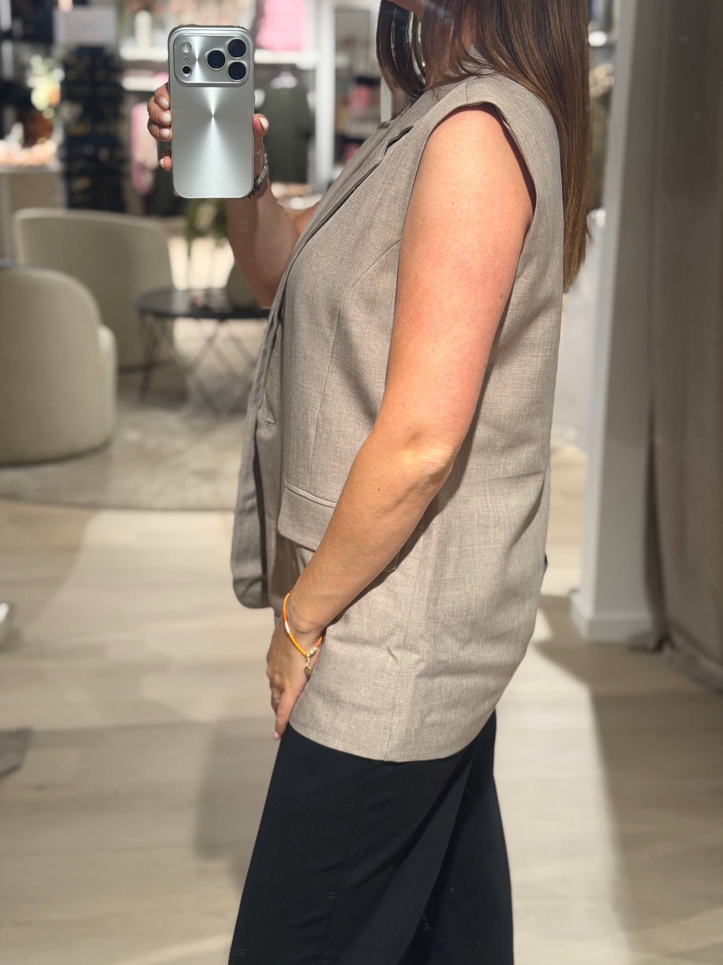 Only - Linda Waistcoat - Fungi