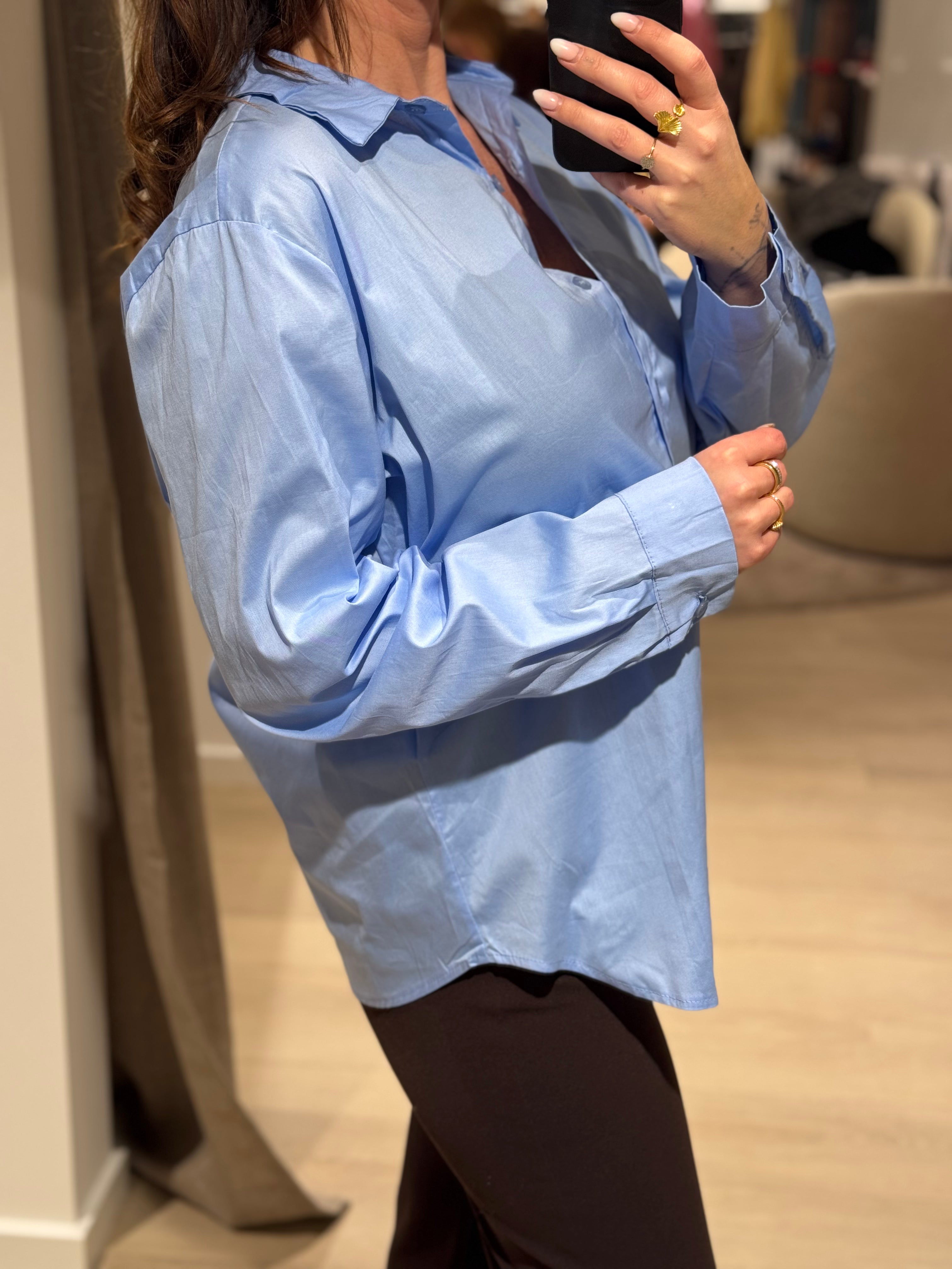Marta - Nicoline - Skjorte Lyseblå