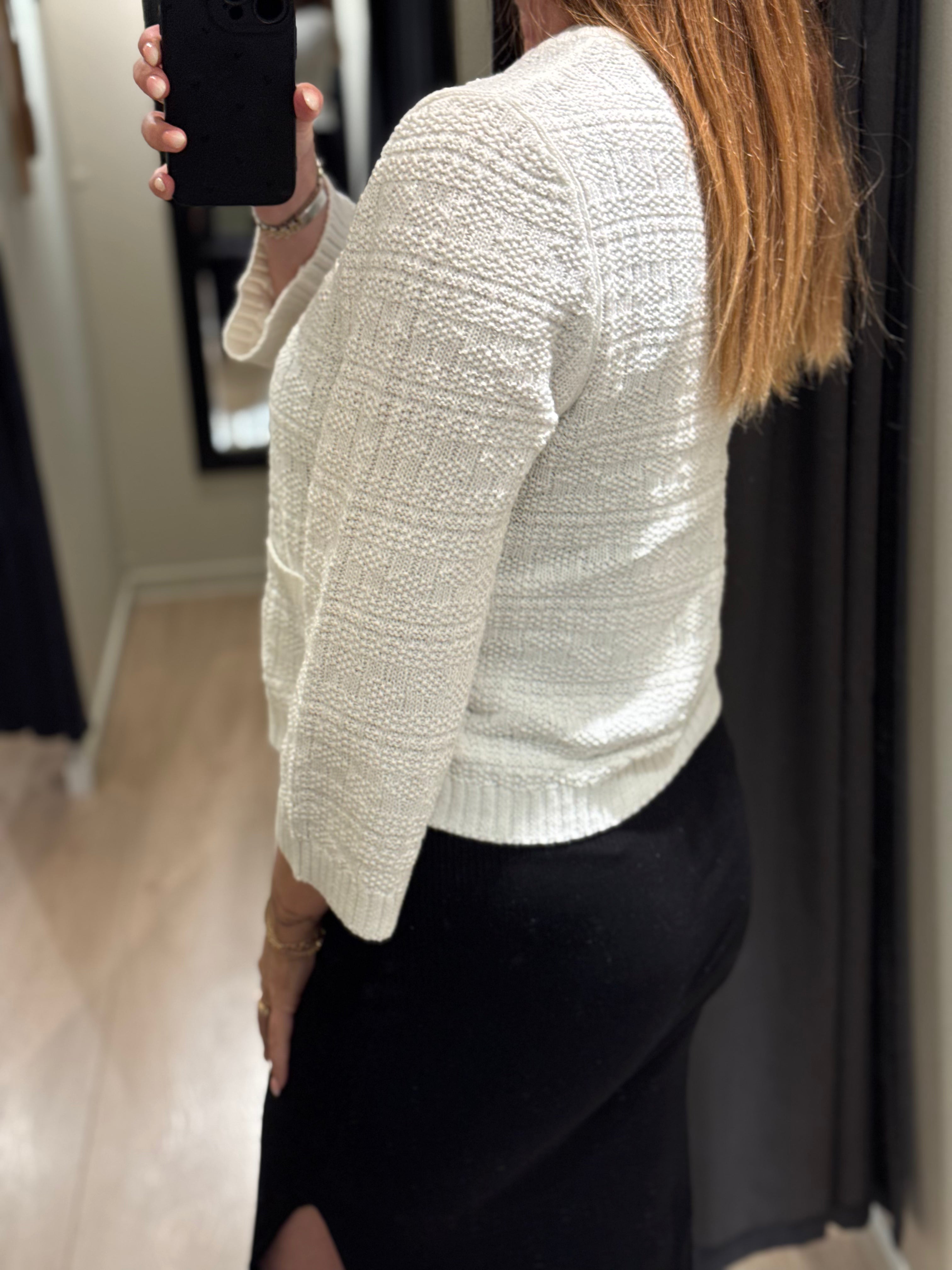 JDY - Janne - Cardigan Hvid