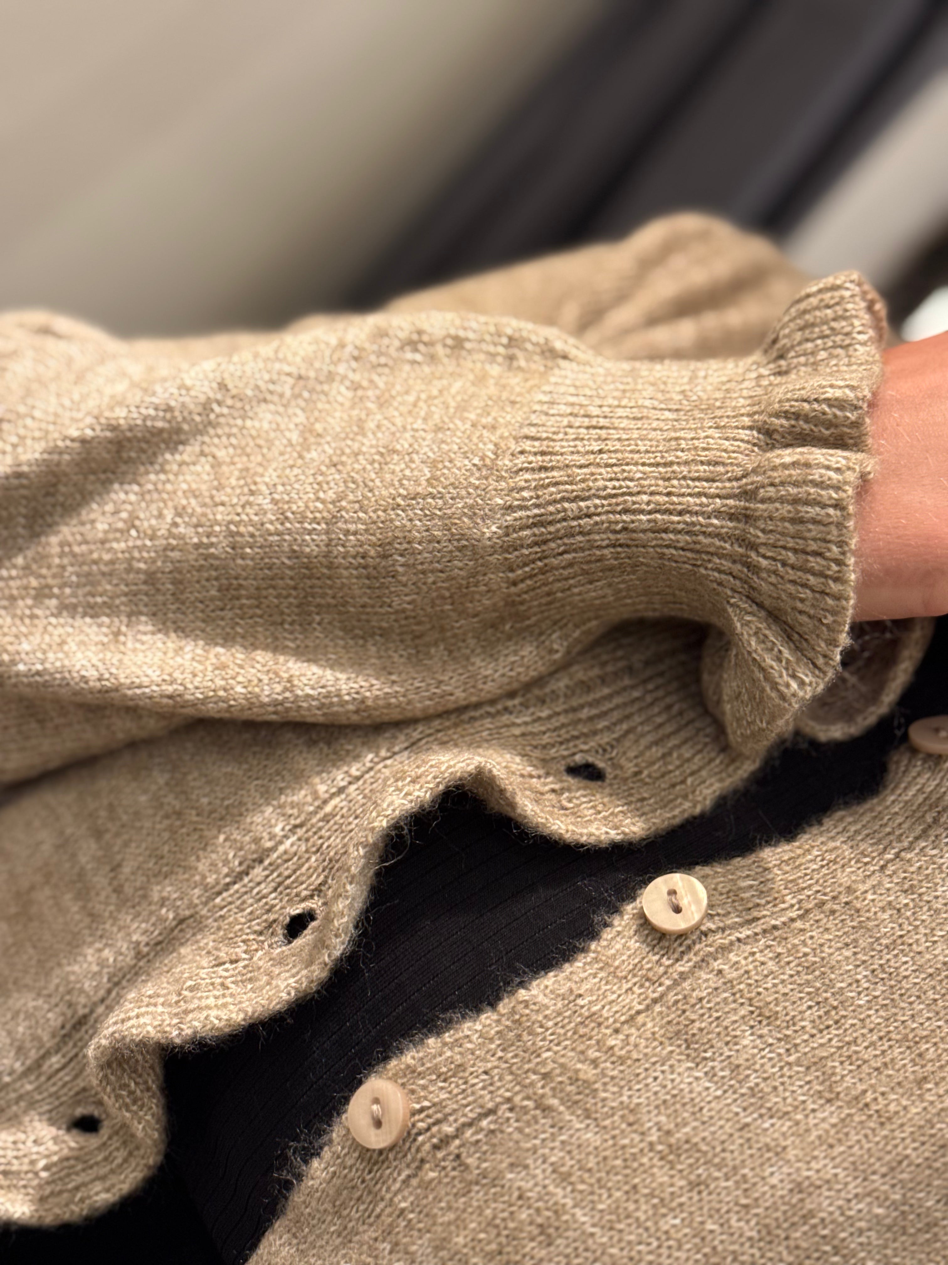 JDY - Letty - Cardigan Grå/Beige Melange
