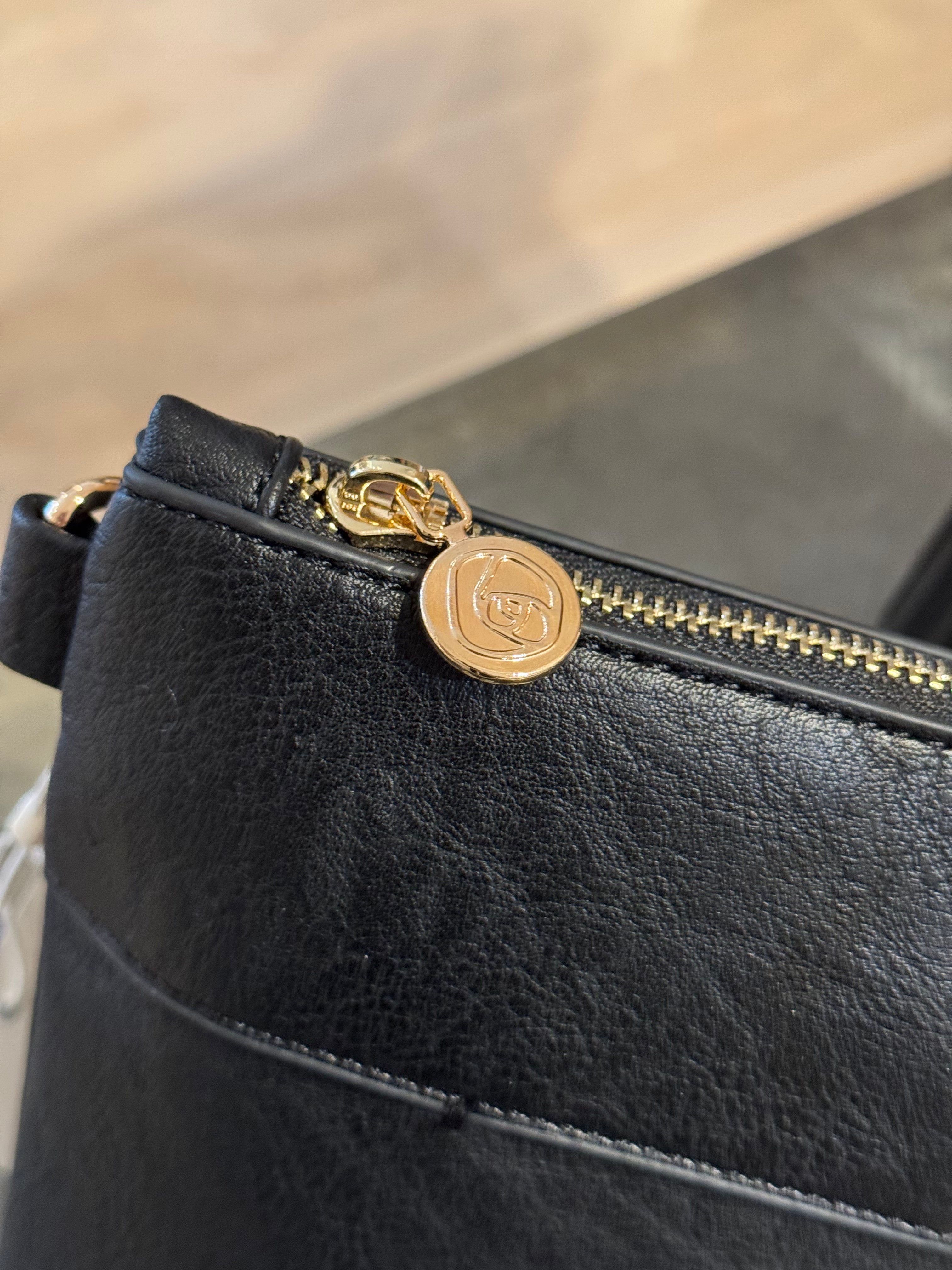 Rosemunde clutch - Sort m. guld