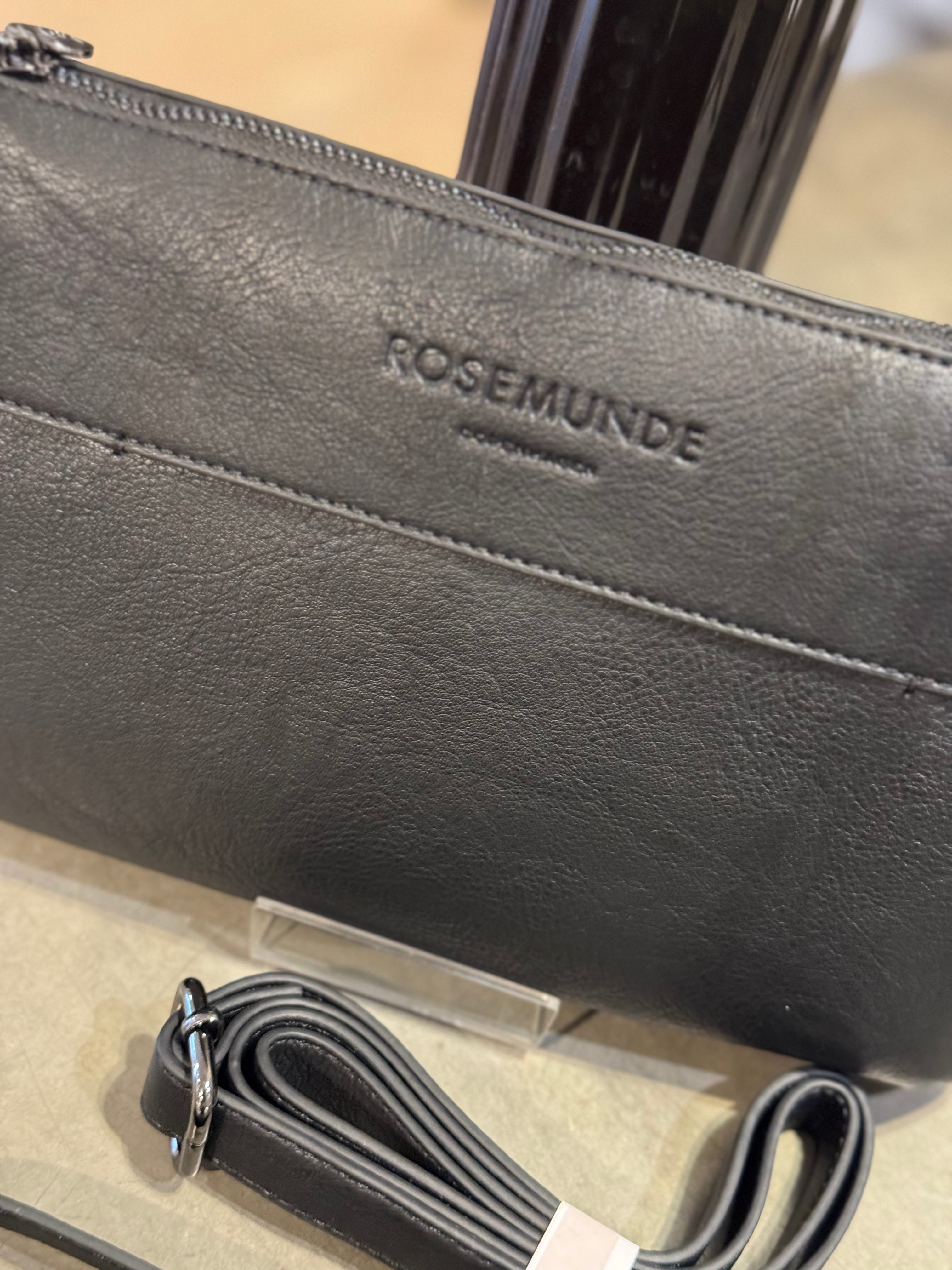 Rosemunde clutch - Sort m. Ox