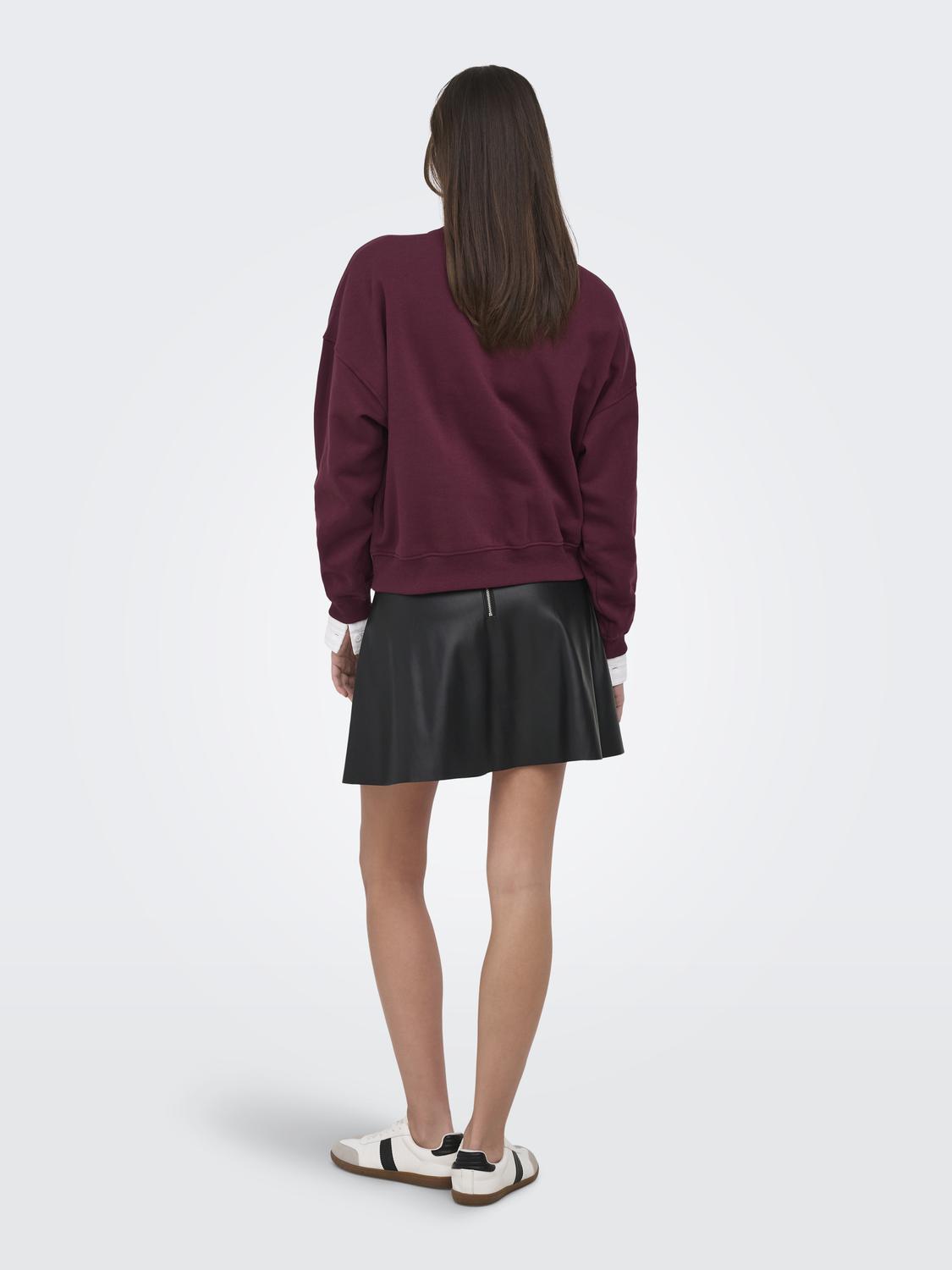 JDY - Mesa - Sweatshirt - Windsor Wine