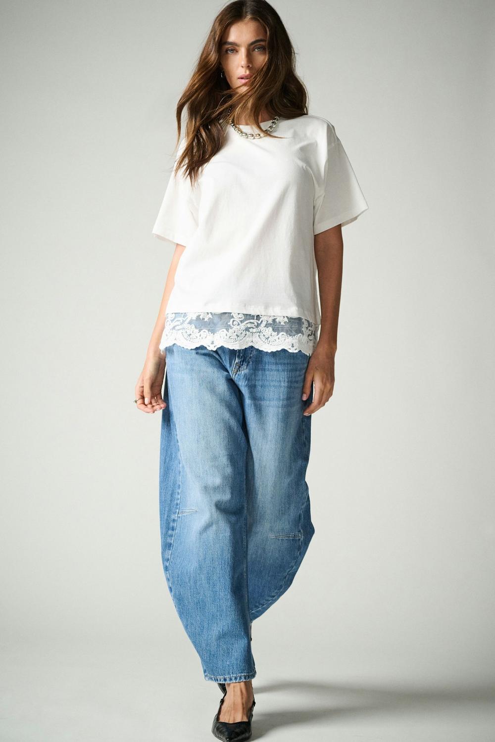 Only - Vivvi - T-shirt Hvid