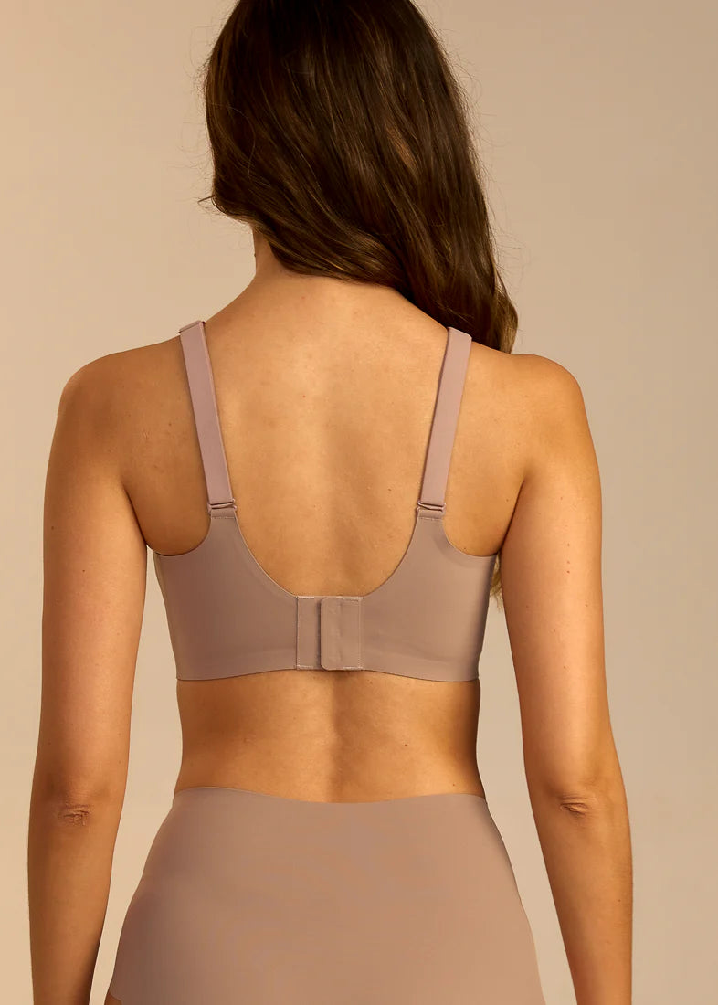 Femifemme - SoftScallop Bøjlefri BH - Mocha