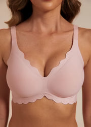 FEMIFEMME SoftScallop Bøjlefri BH - Soft Pink