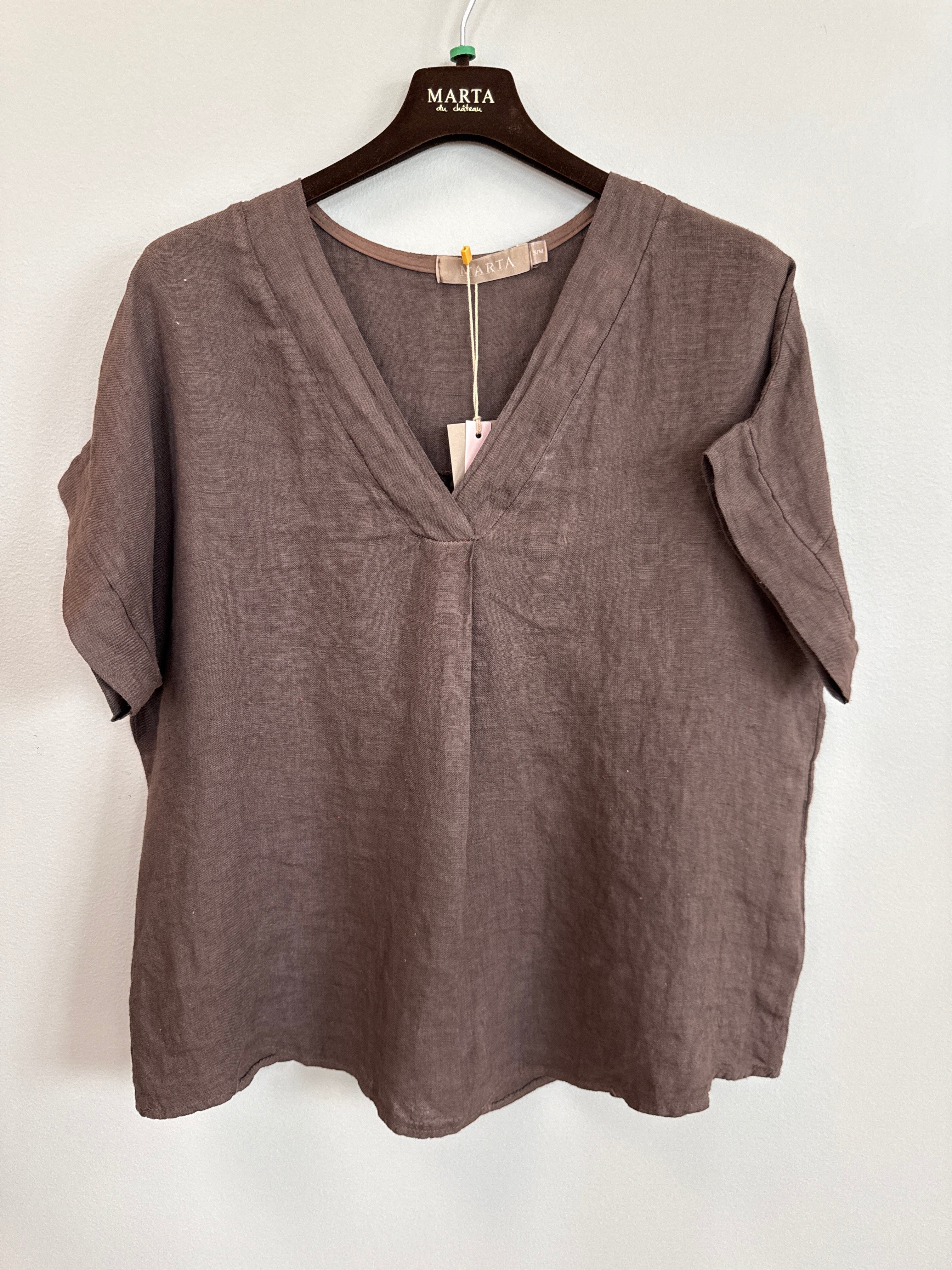 Marta Du Chateau - MdcBellissima - Bluse - Mocca
