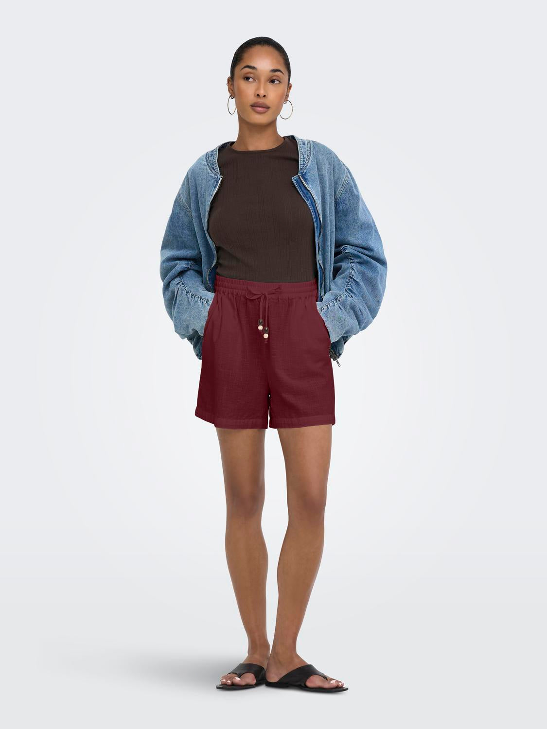 Only - Swar Thyra - Shorts - Vinrød