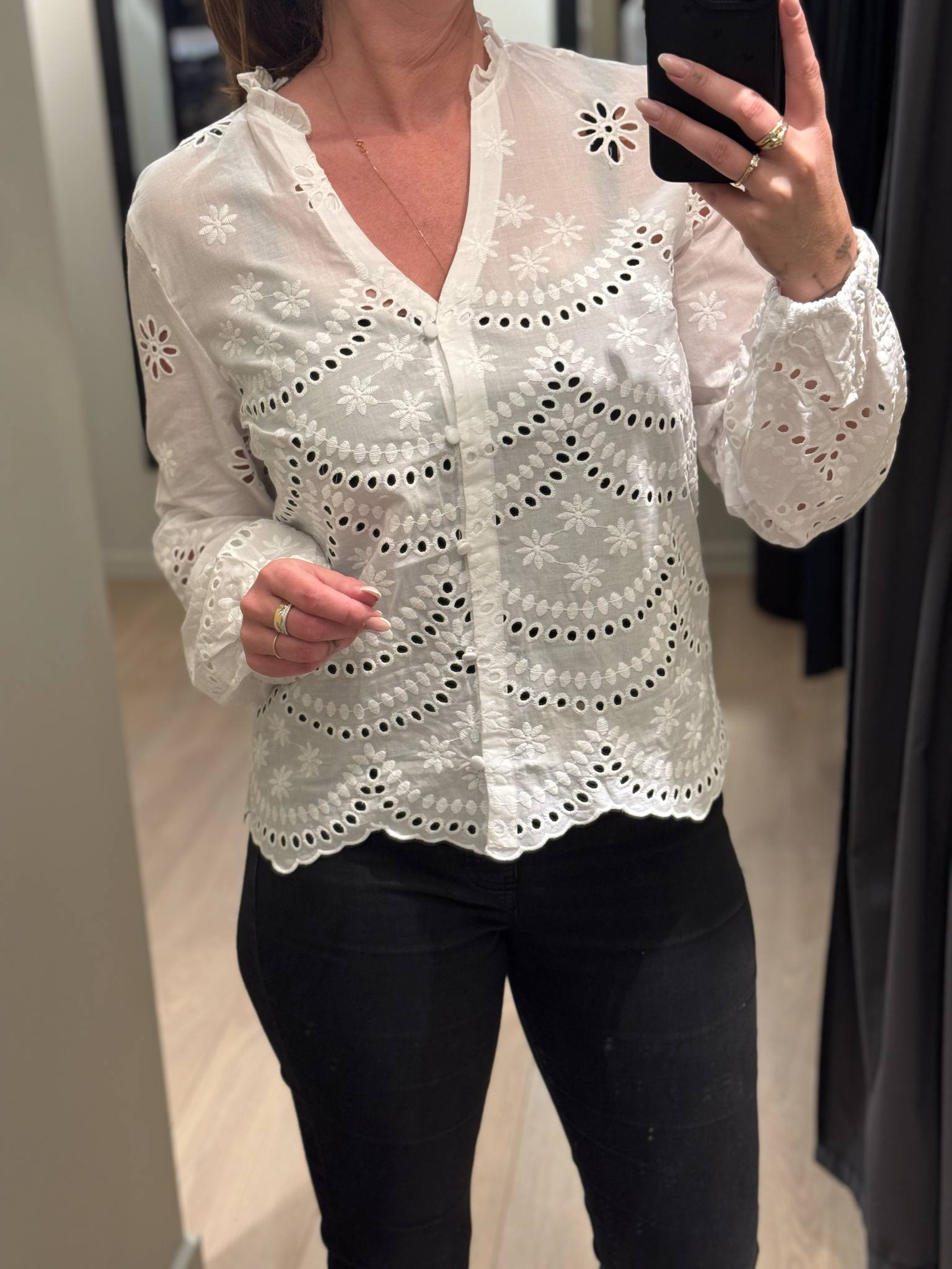 ONLY - Bine - skjorte hvid