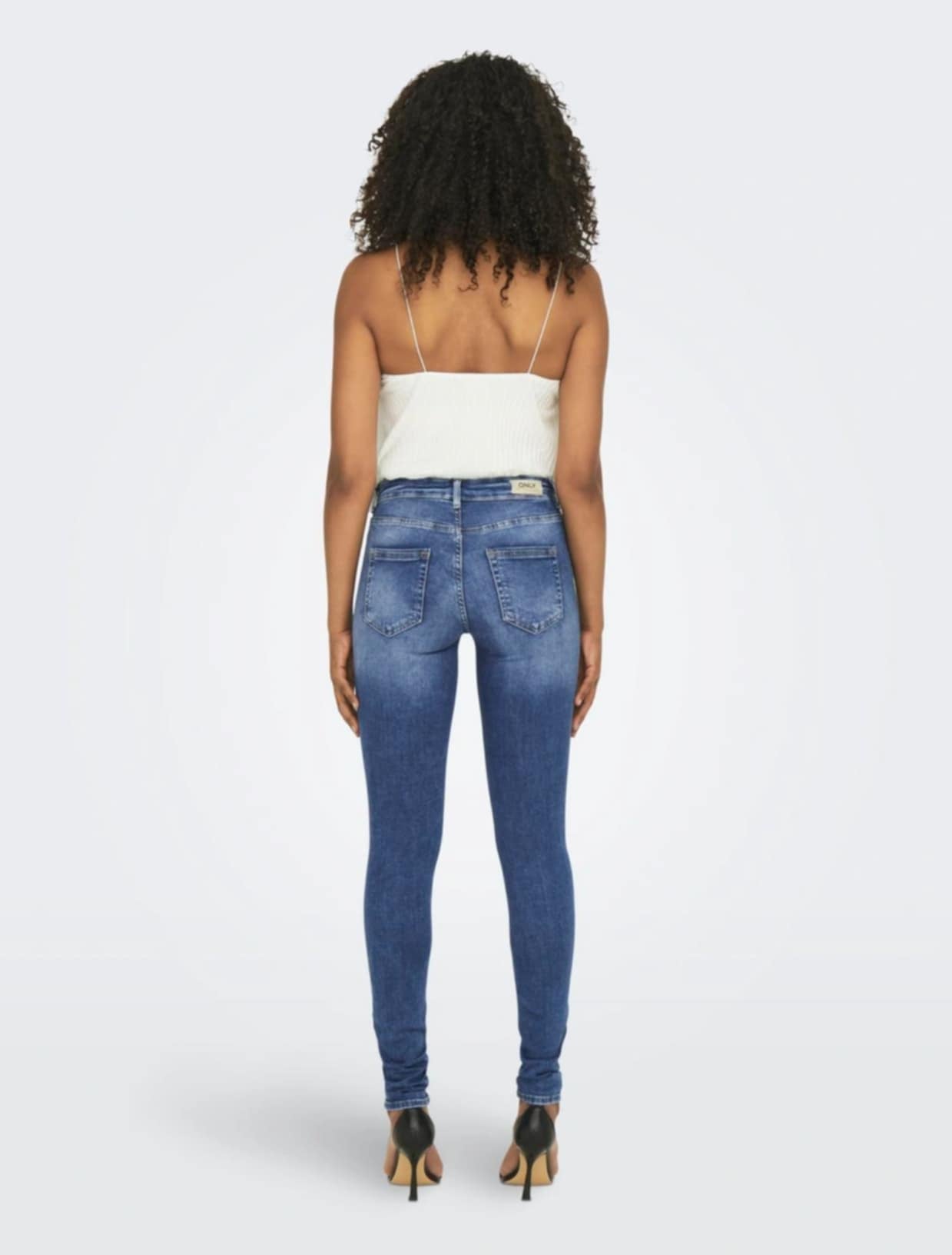 ONLY - Blush - Mid Skinny Jeans