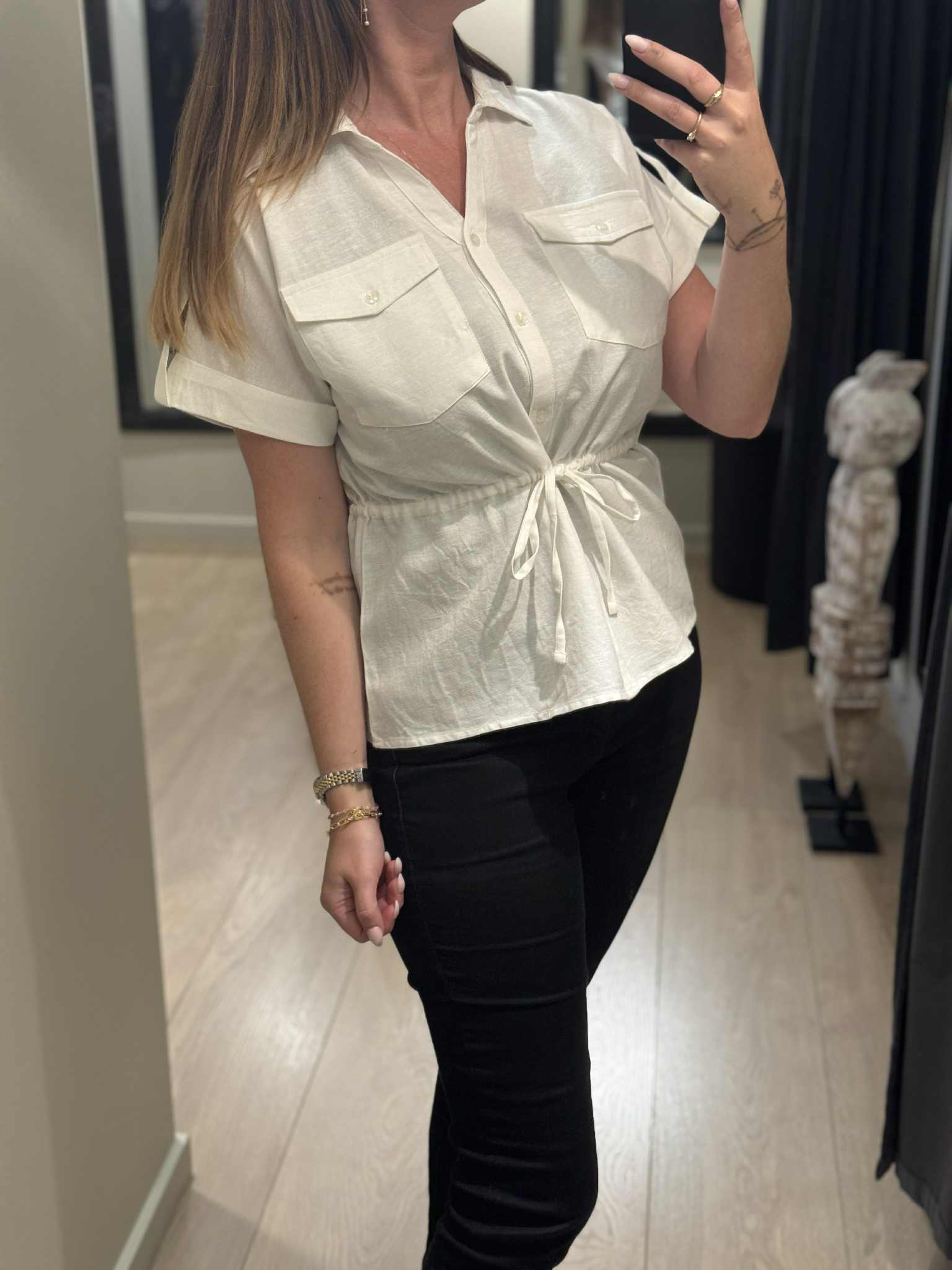 Ofelia - Nini - Bluse Hvid