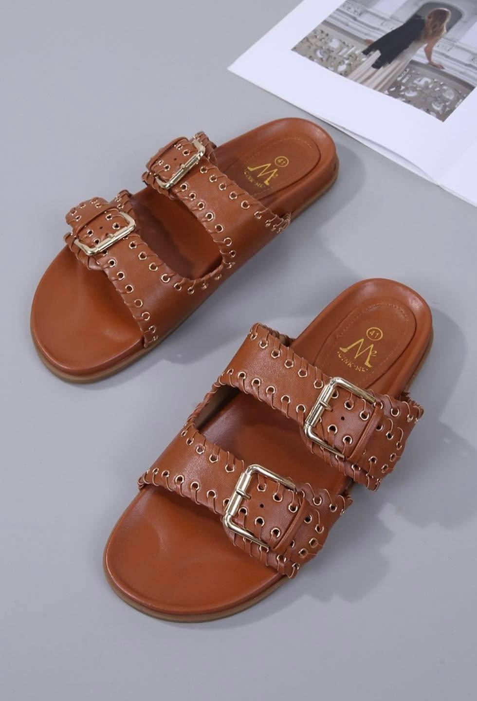 By Lagoni - Ci Sandal - Cognac