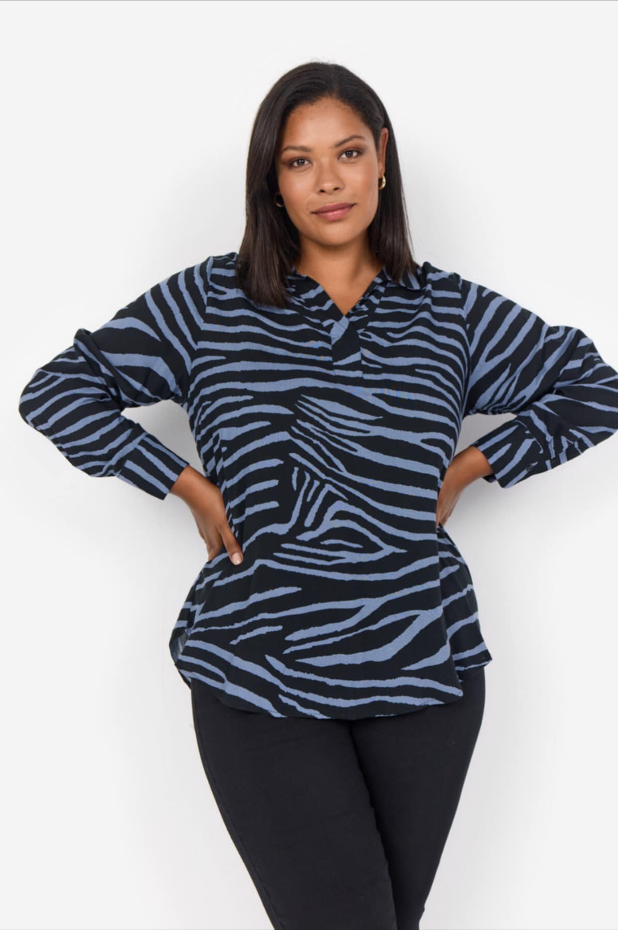 Wasabi - Kenja 2 - Bluse Blå