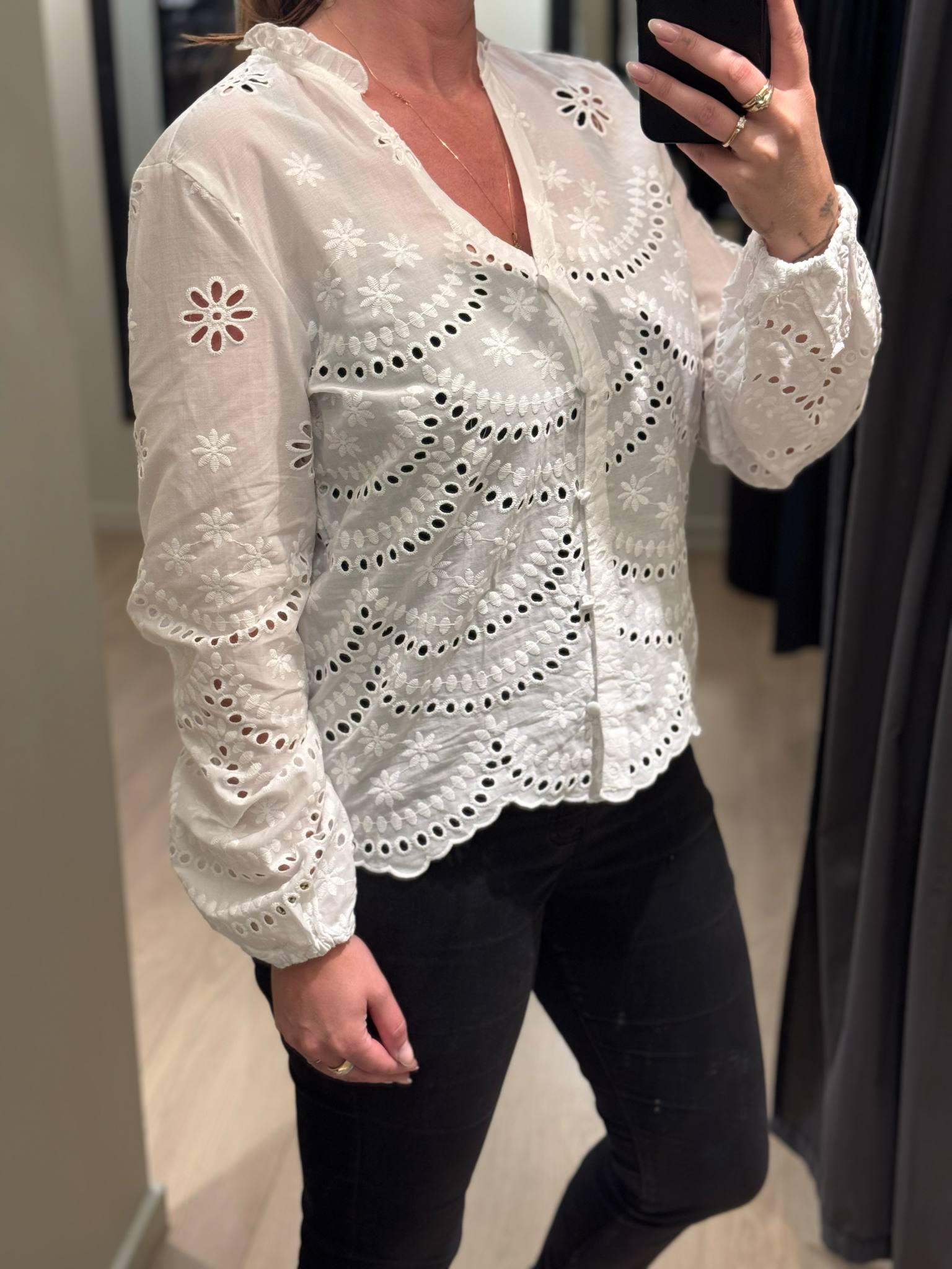 ONLY - Bine - skjorte hvid