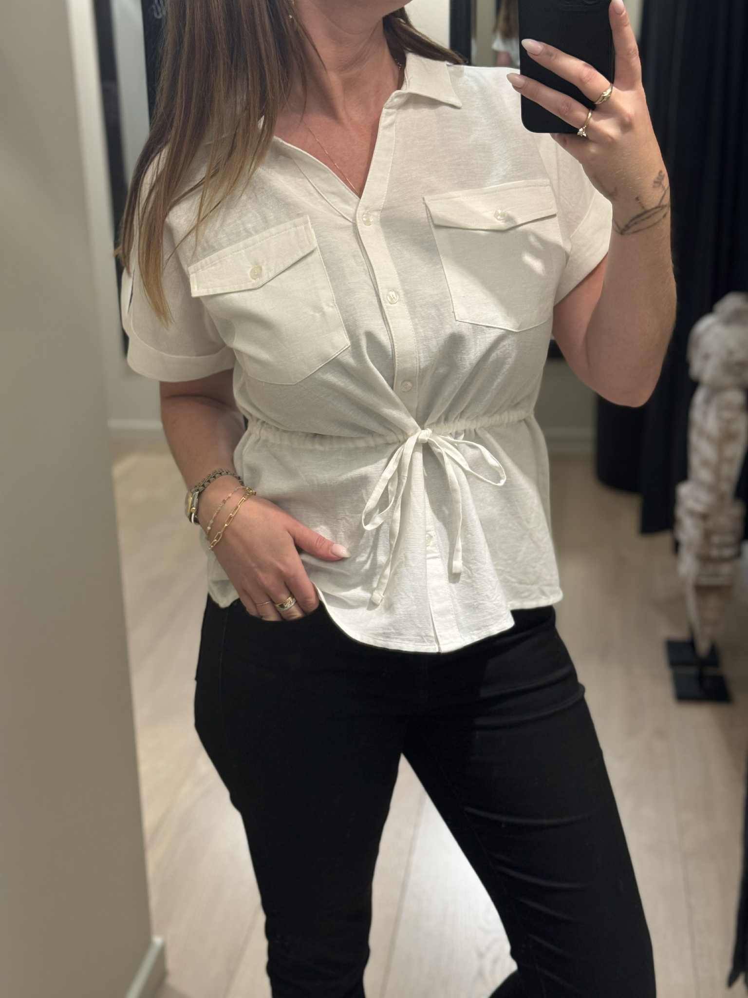 Ofelia - Nini - Bluse Hvid