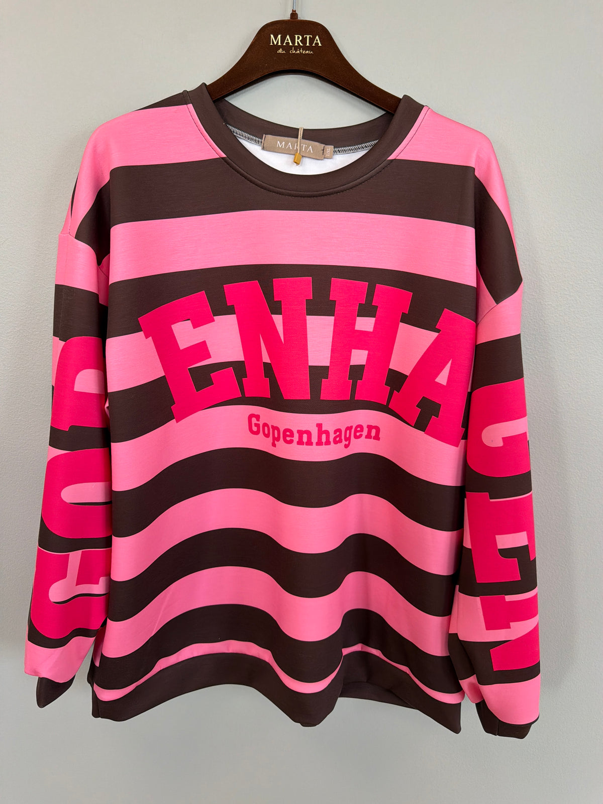 Marta Du Chateau - Nerina - Sweatshirt - Moro/pink