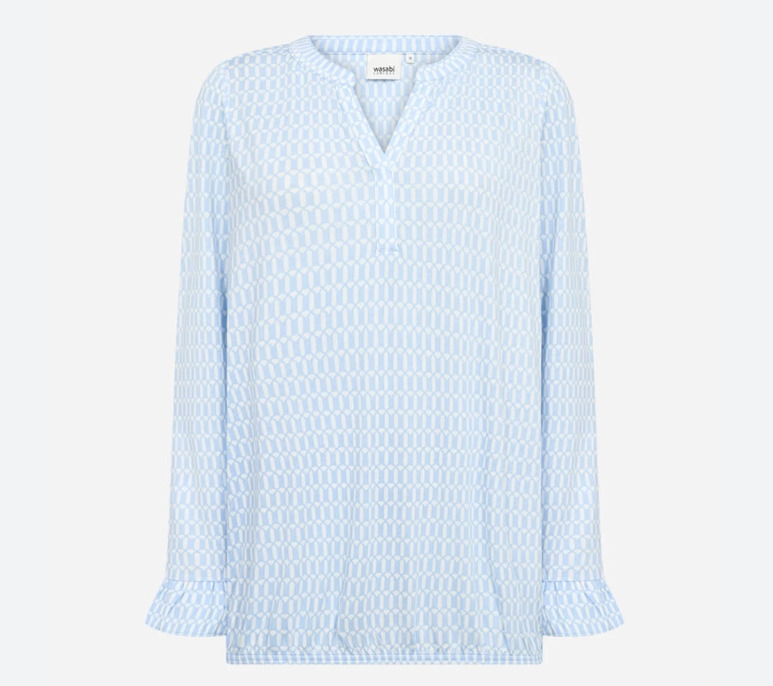 Wasabi - Samon 1 - Bluse Lyseblå