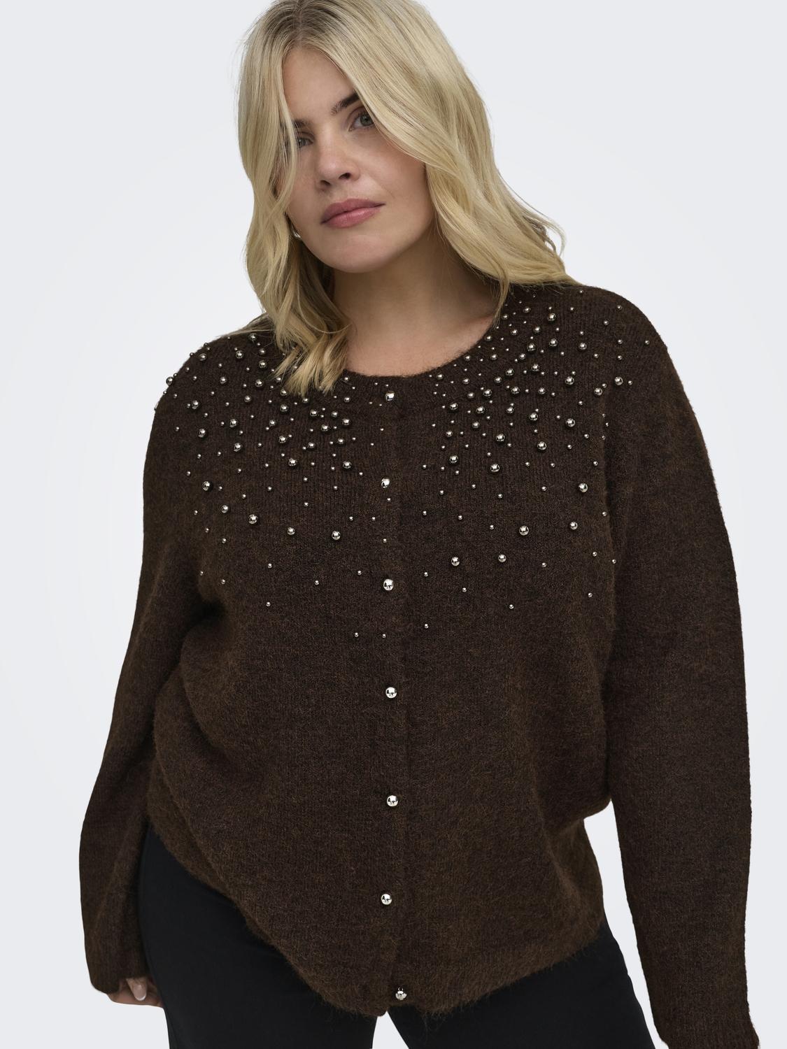 Only Carmakoma - Miggie - Cardigan Brun
