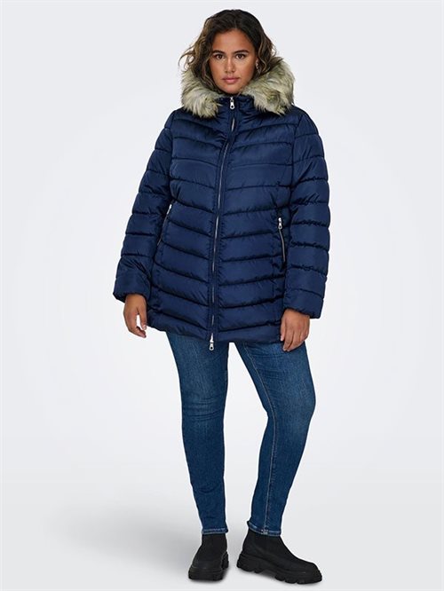 Only Carmakoma - Wellan - Jakke Blå