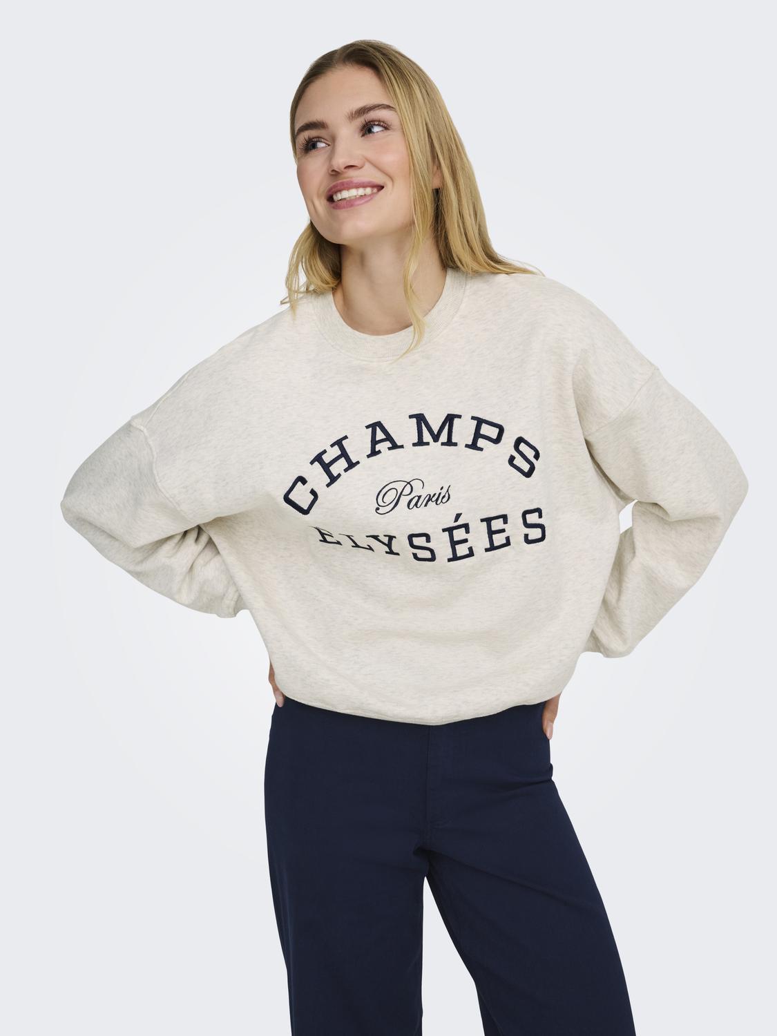 JDY - Mesa - Sweatshirt - Oatmeal