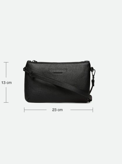 Rosemunde - Clutch lille - Sort Ox