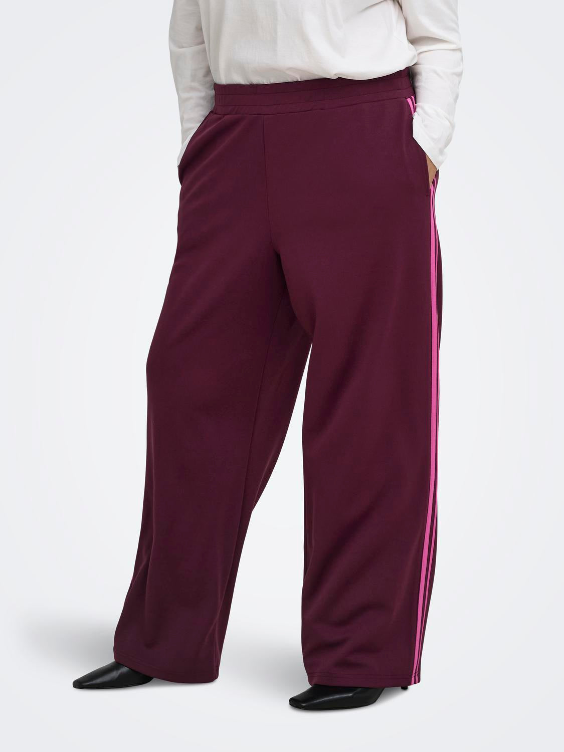 Only Carmakoma - Cayla - Sweatpants Vinrød