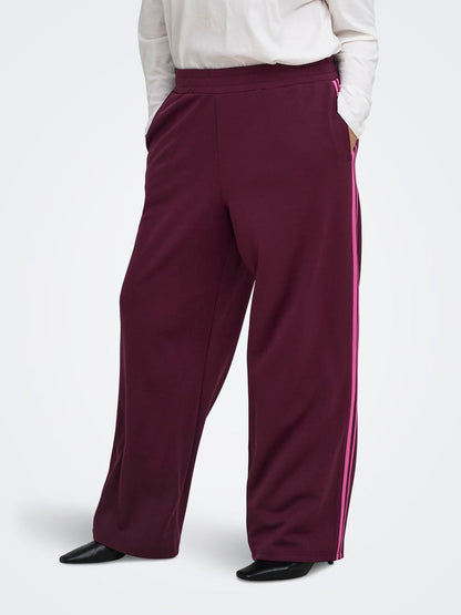 Only Carmakoma - Cayla - Sweatpants Vinrød
