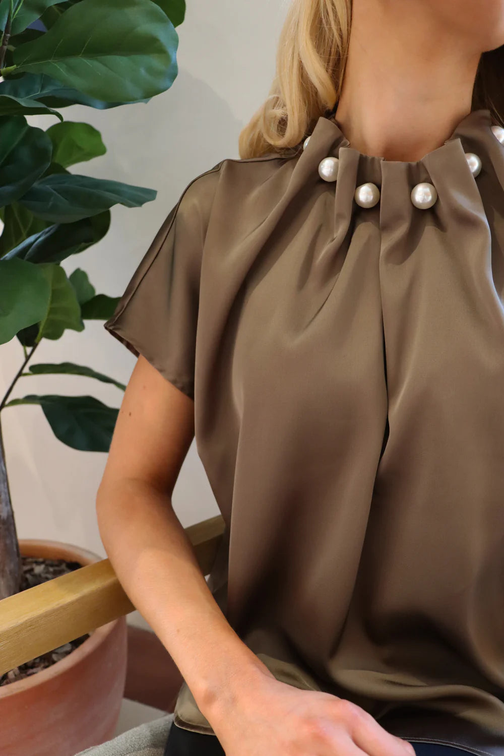 LIBERTÉ - Pip SS - Pearl Bluse