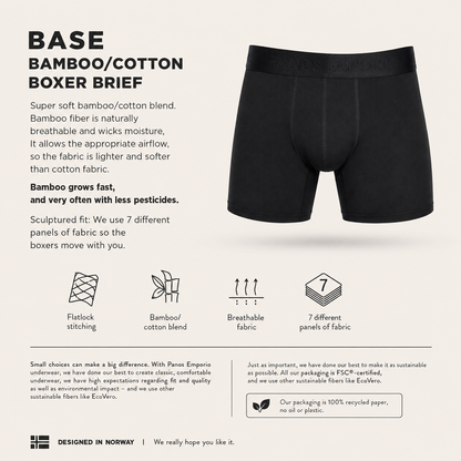 Panos Emporio - Bambus Boxershorts - 3 pak.