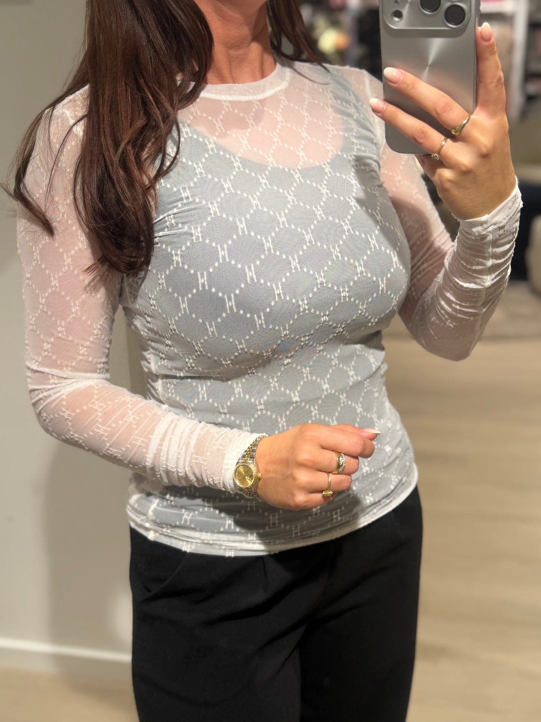 Hype the detail - Logo Mesh - Hvid