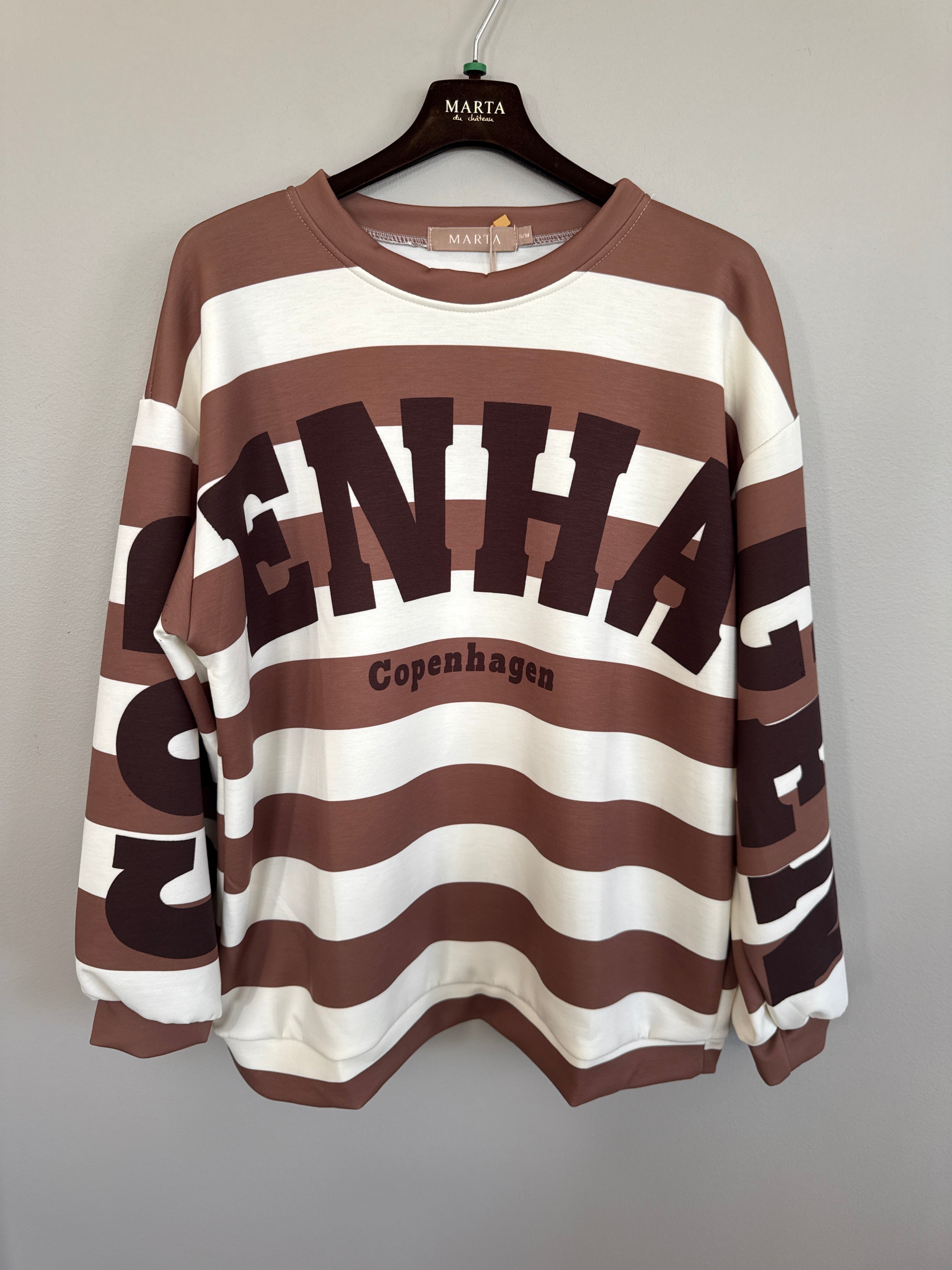 Marta Du Chateau - Nerina - Sweatshirt - Choko