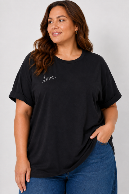 Wasabi - Helene 7 - T-shirt Sort