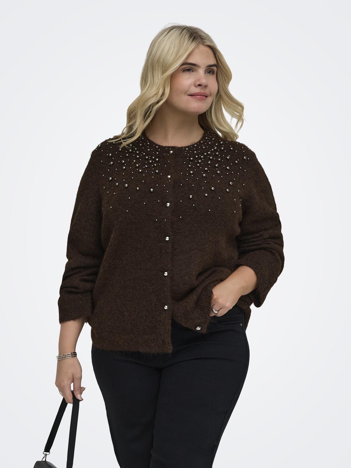 Only Carmakoma - Miggie - Cardigan Brun