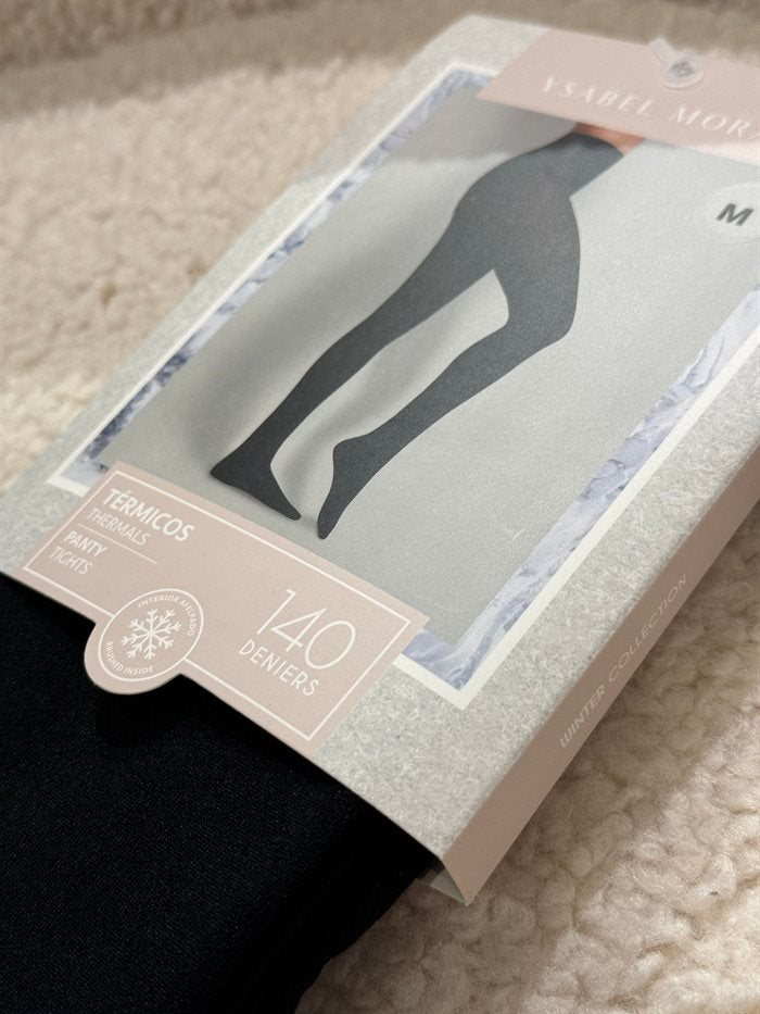 Ysabel mora - Termo Strømpebukser - Sort 140 Denier