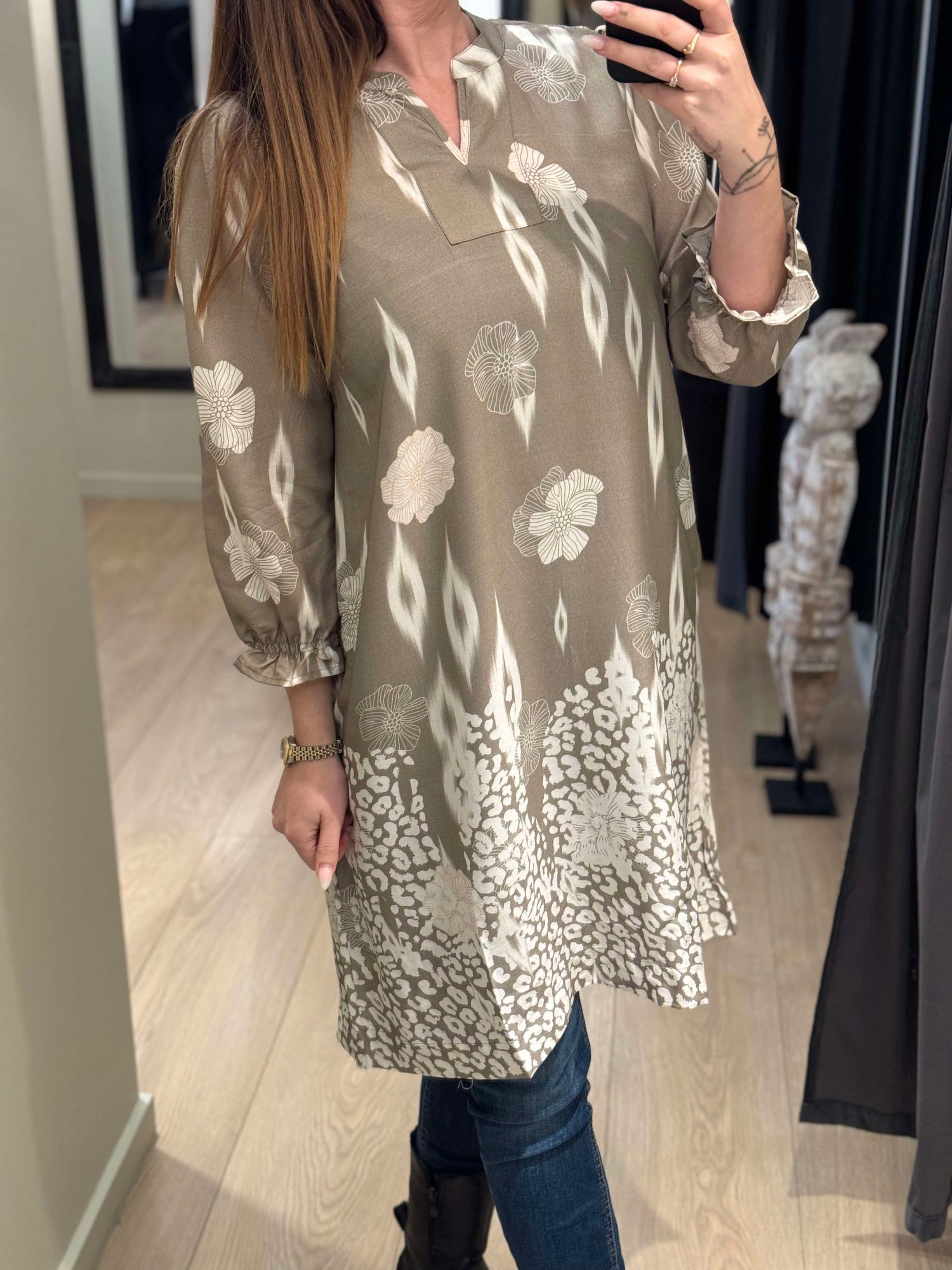Ofelia - Laura.- Tunika Beige
