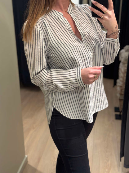 JDY - Barbara - Bluse Hvid/Sort