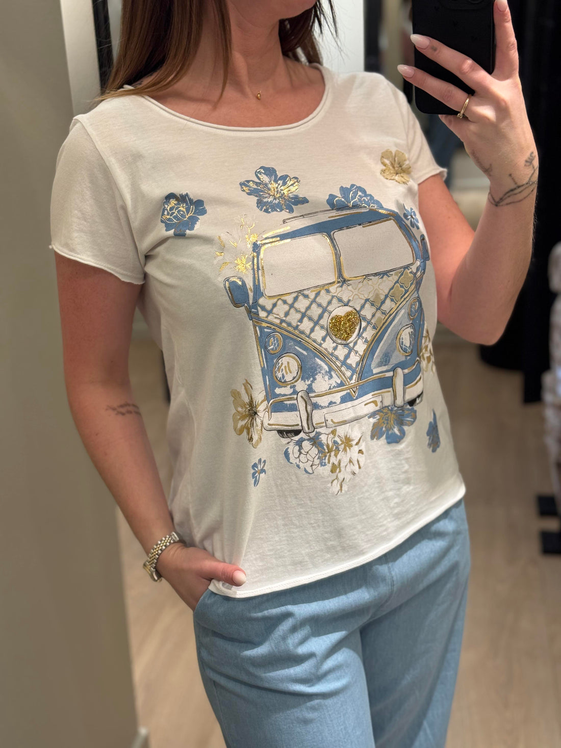 Marta - Marie - T-shirt Blå