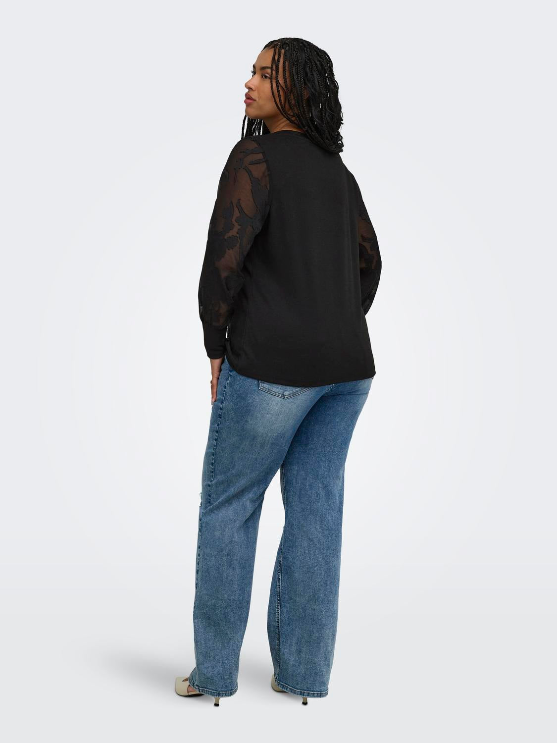 Only Carmakoma - Amilla - Bluse - Sort
