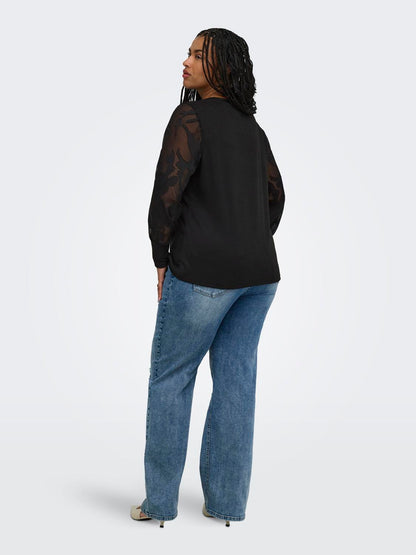 Only Carmakoma - Amilla - Bluse - Sort