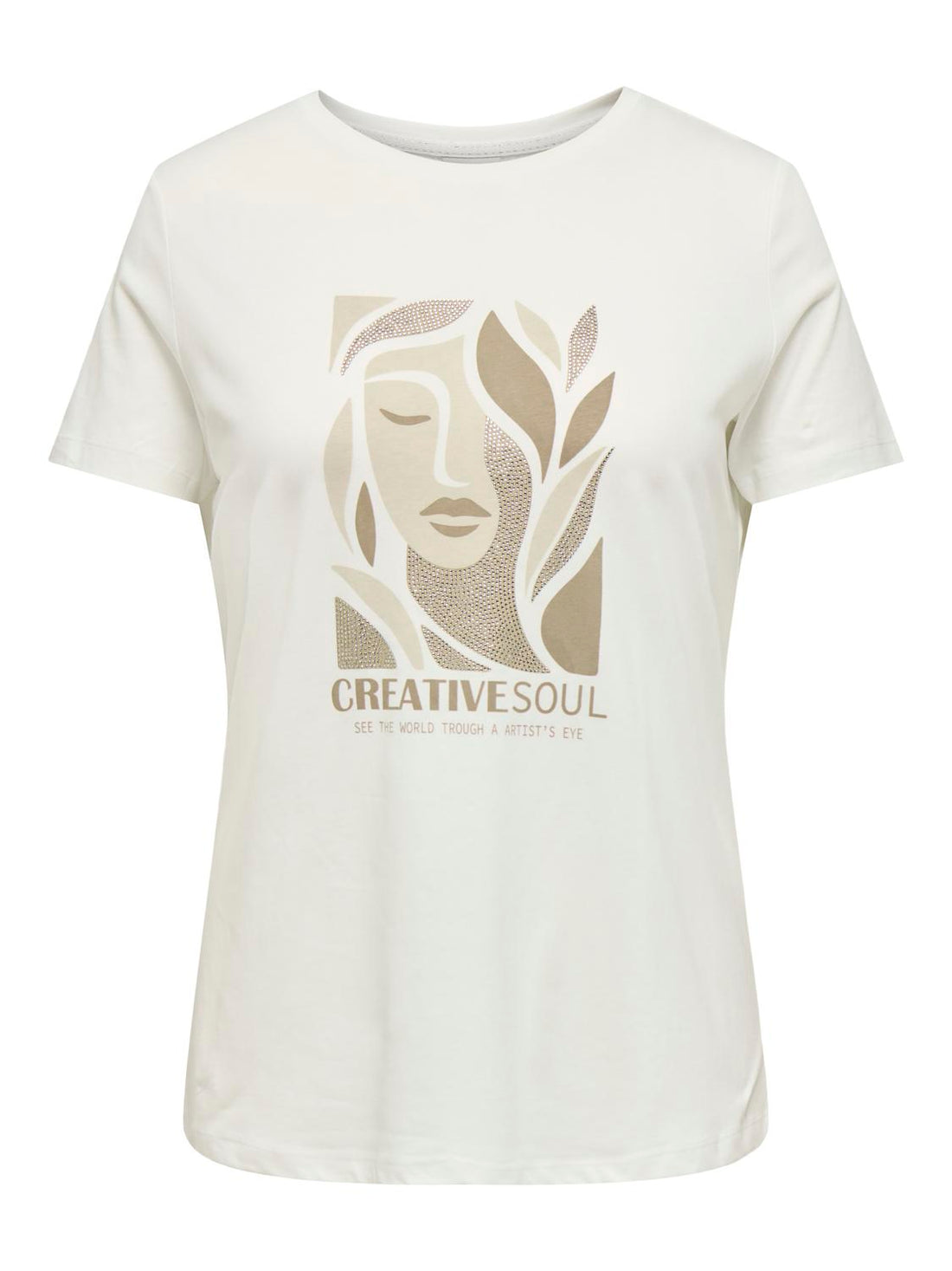 Only Carmakoma - Cruz - T-shirt Hvid