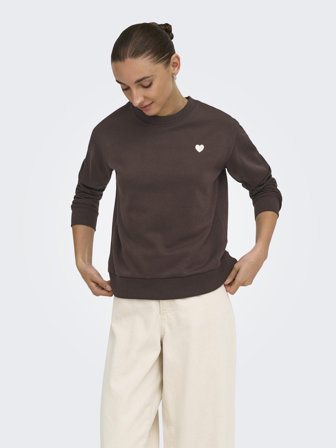 JDY - Paris - Sweatshirt - Brun