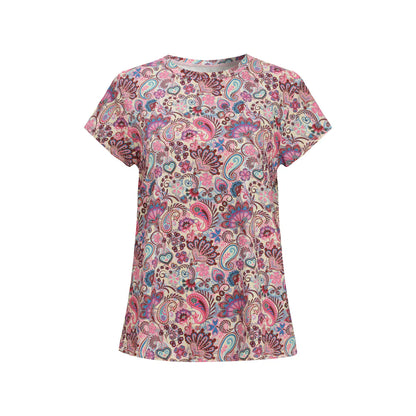 LIBERTÈ - Alma U - T-Shirt Pink Paisley