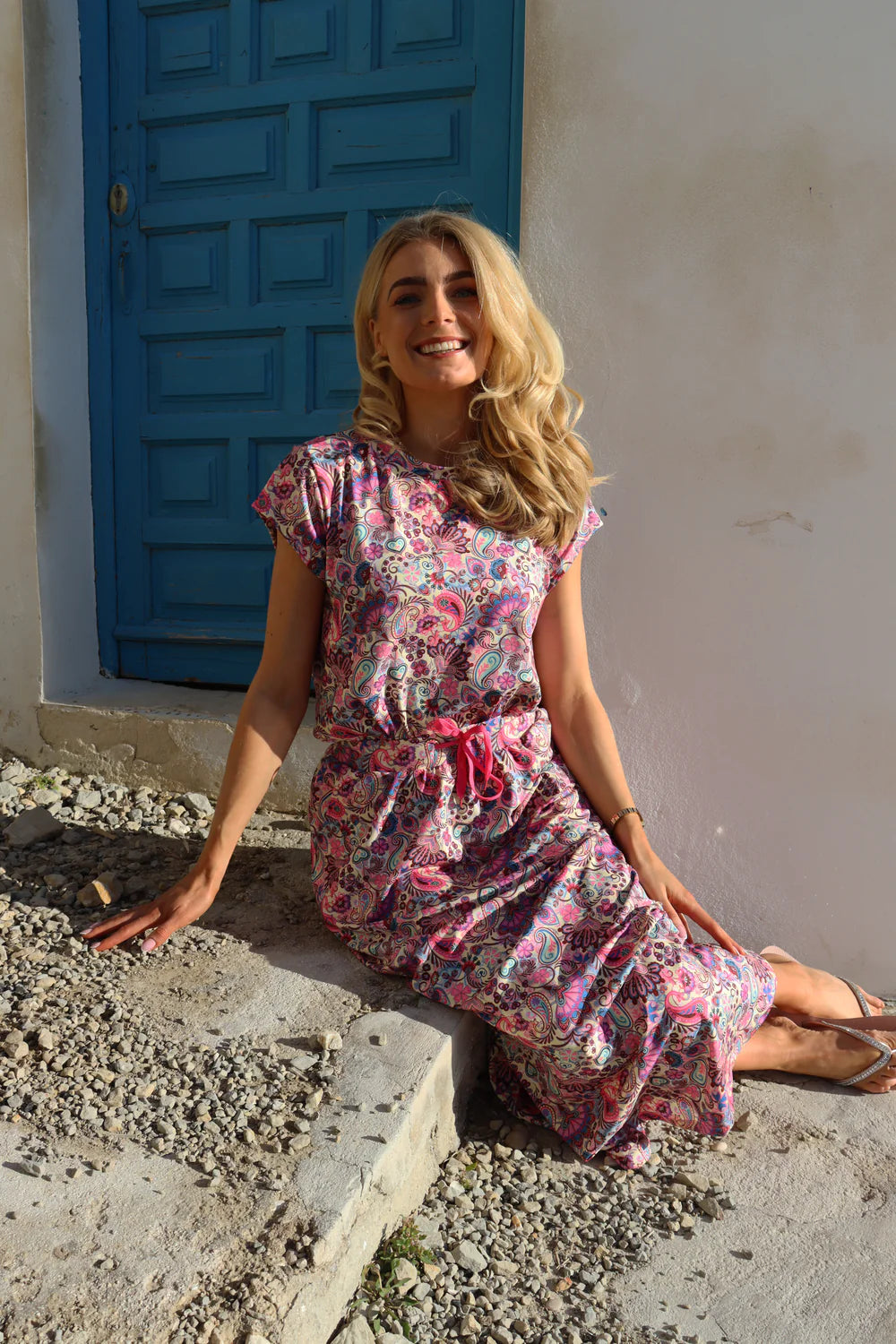 LIBERTÈ - Alma U - T-Shirt Pink Paisley