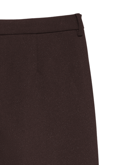 Vero Moda - Zamira - Bukser - Brun glitter