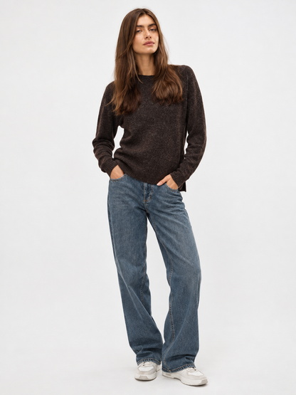 Vero Moda - Doffy - Strik - Chokoladebrun