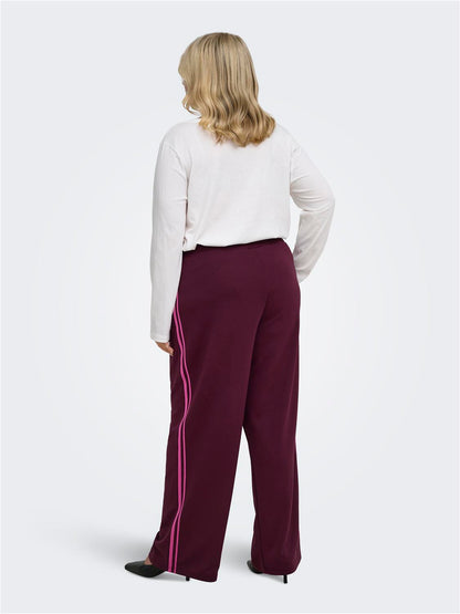 Only Carmakoma - Cayla - Sweatpants Vinrød