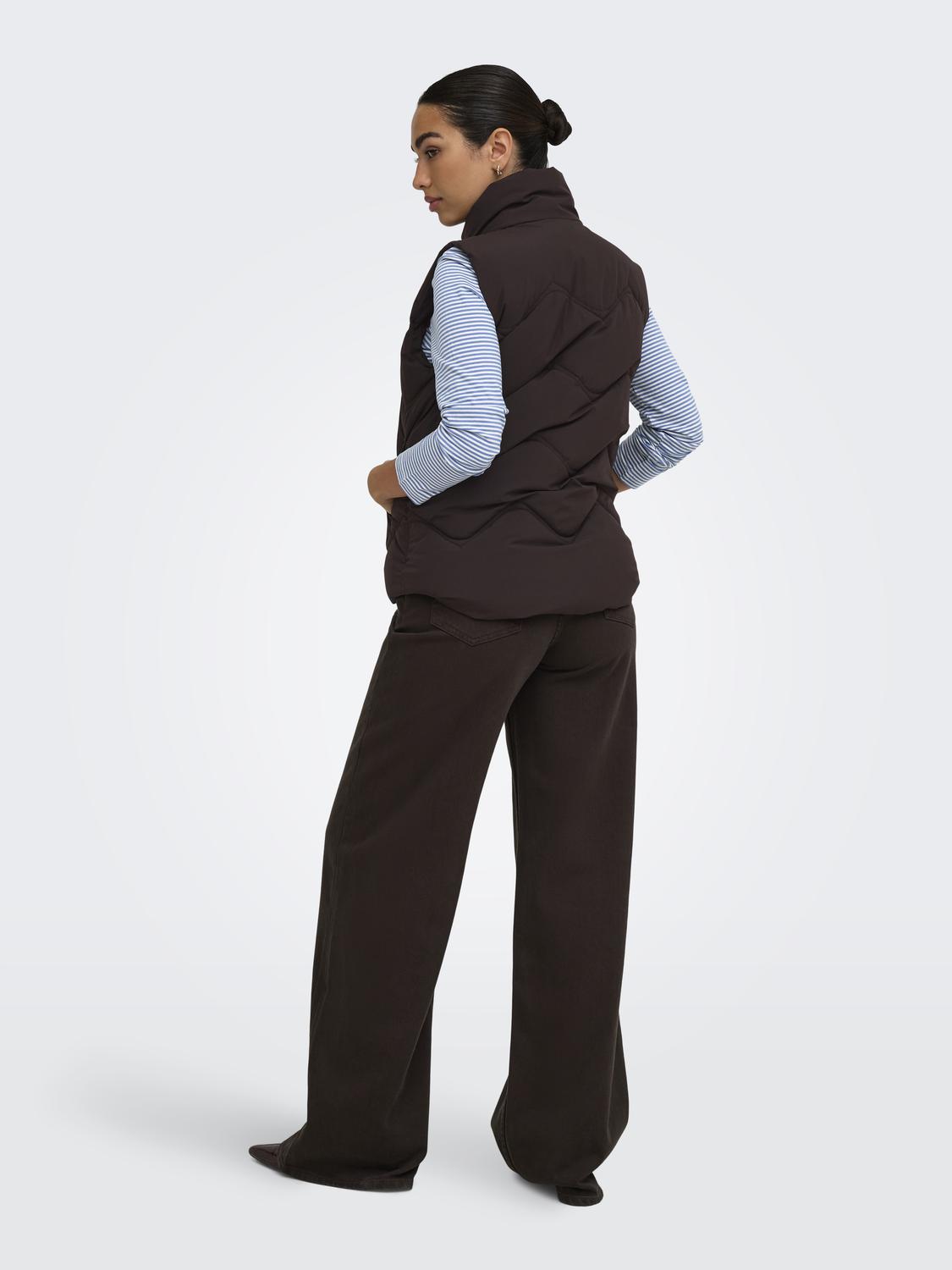JDY - Power - Gilet - Chokolade