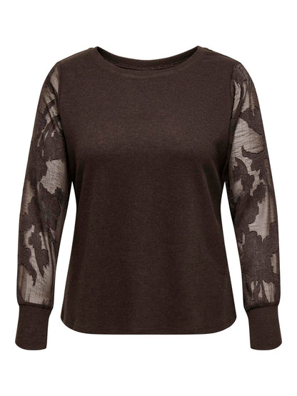 Only Carmakoma - Amilla - Bluse - Brun