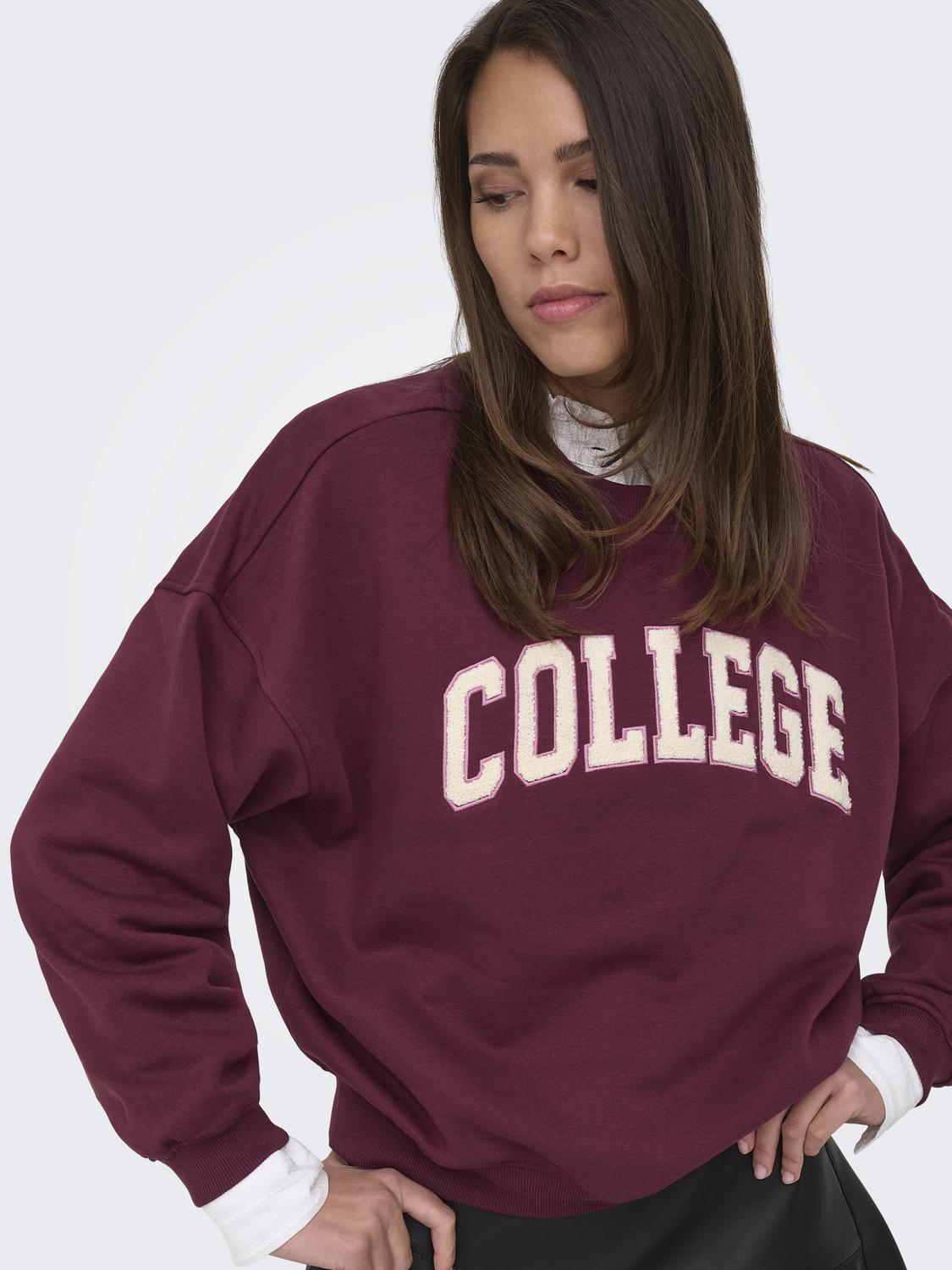 JDY - Mesa - Sweatshirt - Windsor Wine